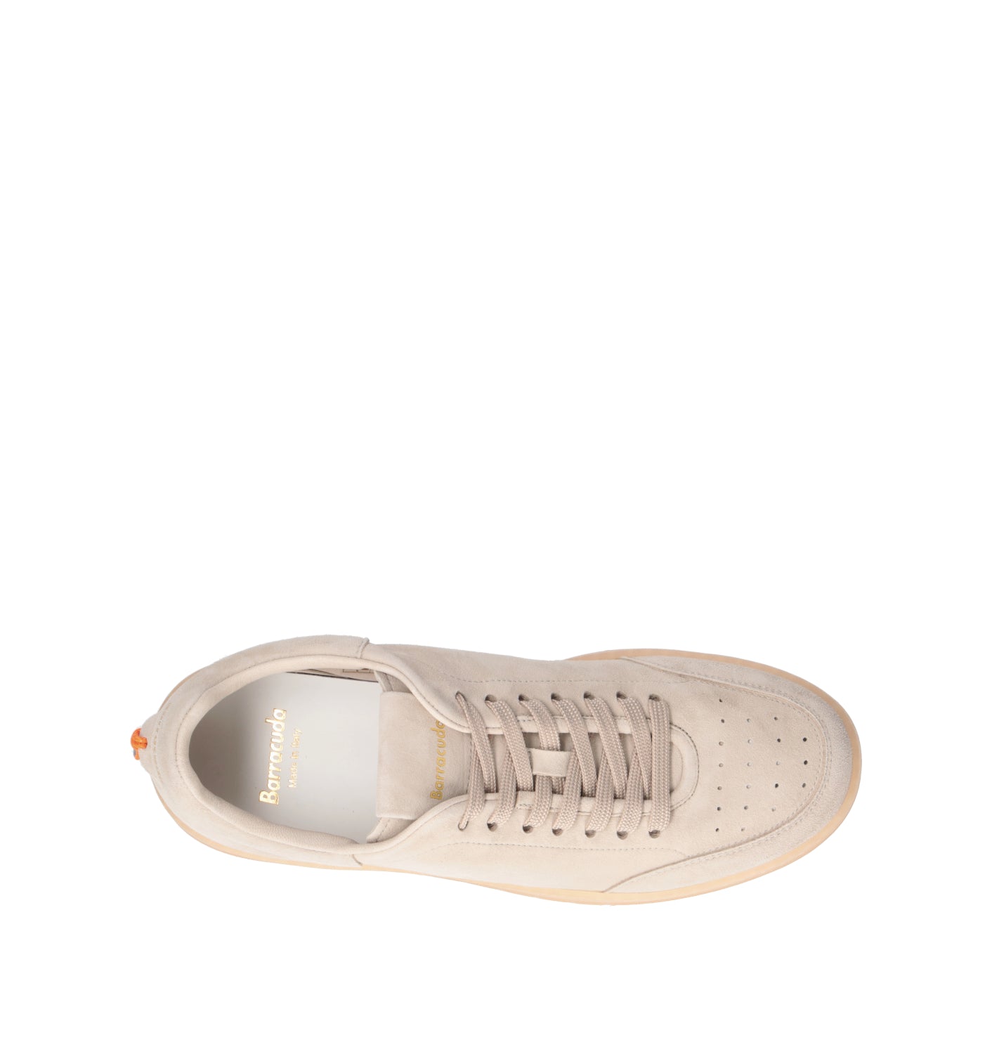 BARRACUDA Sneaker uomo beige in suede