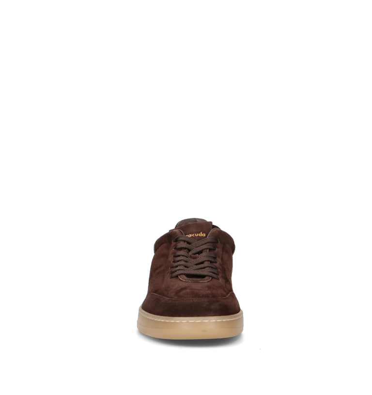 BARRACUDA Sneaker uomo testa di moro in suede