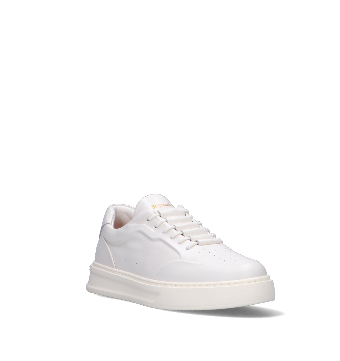 BARRACUDA Sneaker uomo bianca in pelle