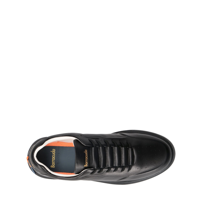 BARRACUDA Sneaker uomo nera in pelle
