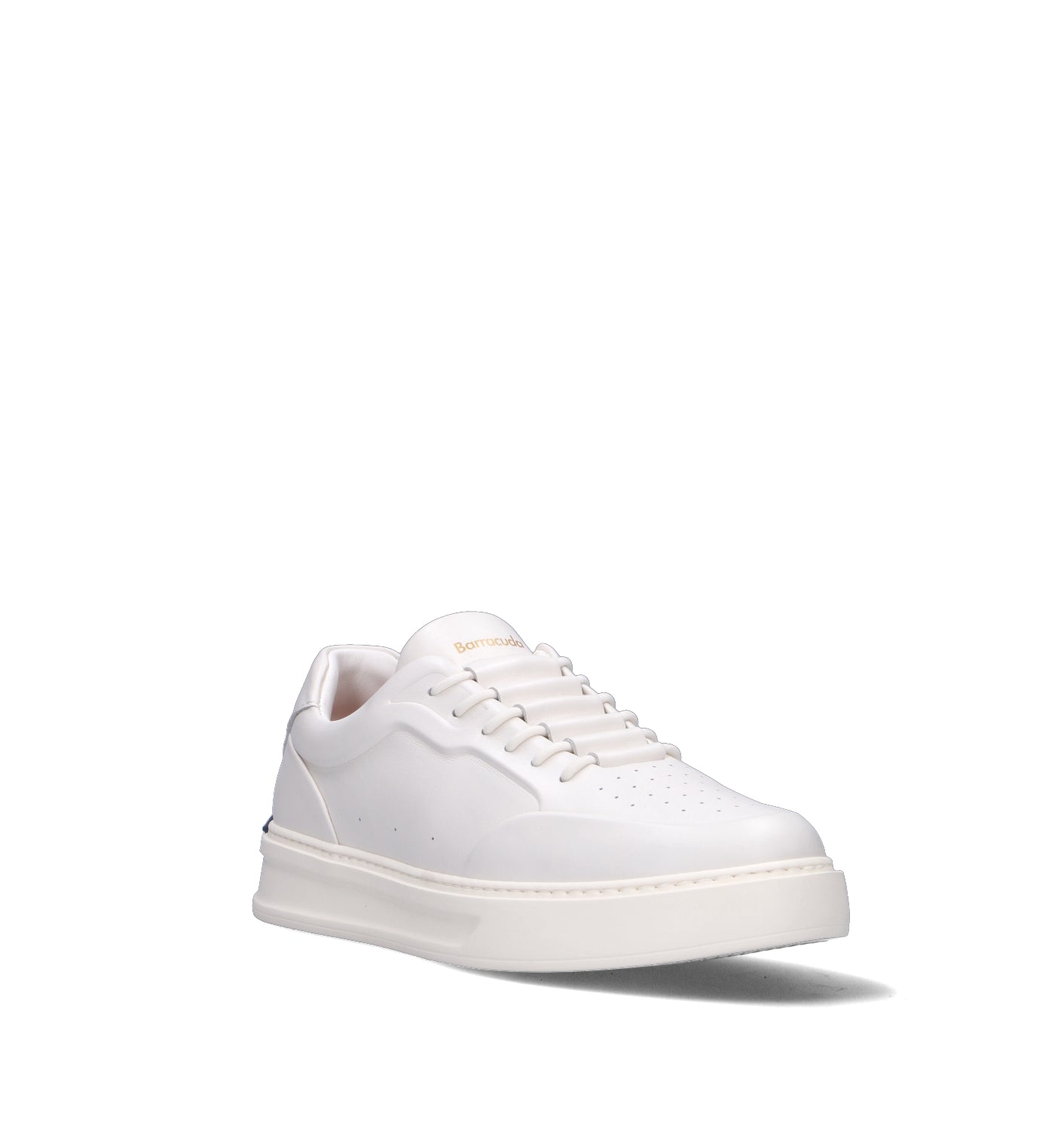 BARRACUDA Sneaker uomo bianca in pelle