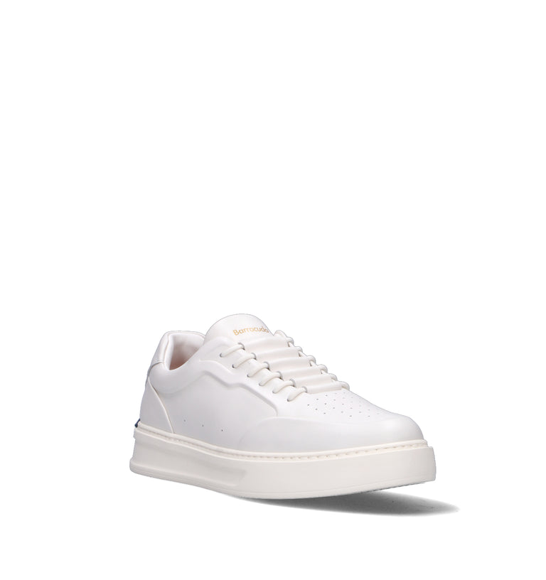 BARRACUDA Sneaker uomo bianca in pelle