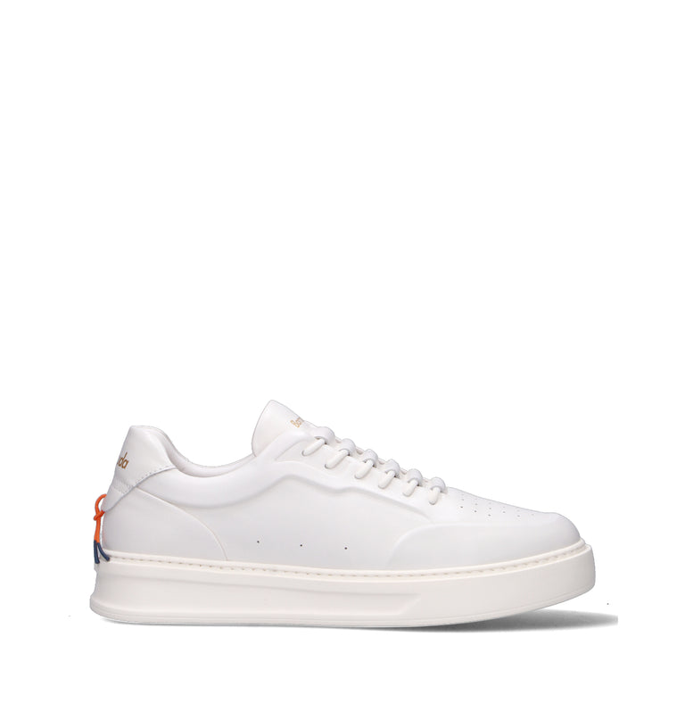 BARRACUDA Sneaker uomo bianca in pelle