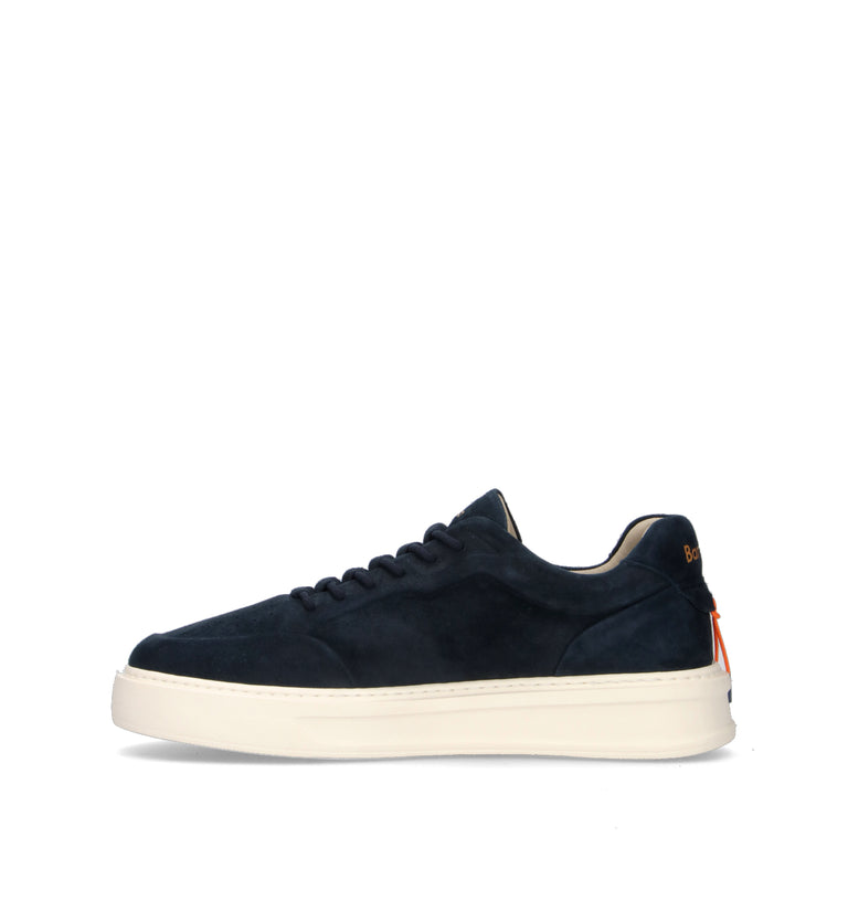 BARRACUDA Sneaker uomo blu in suede