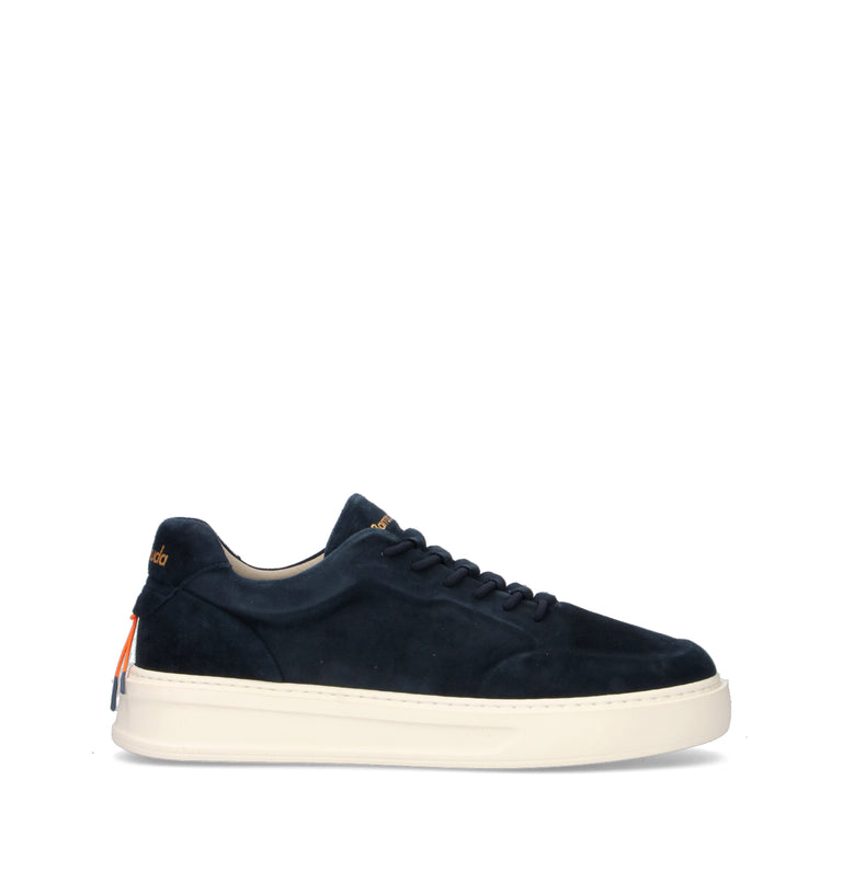 BARRACUDA Sneaker uomo blu in suede