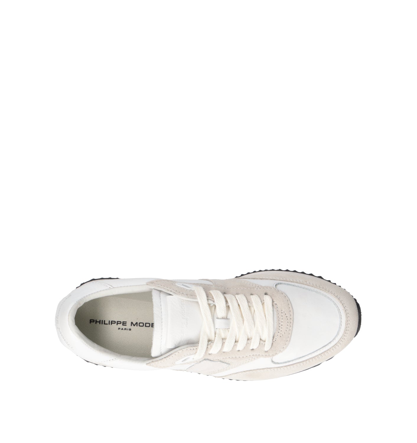 PHILIPPE MODEL Sneaker donna bianca in pelle