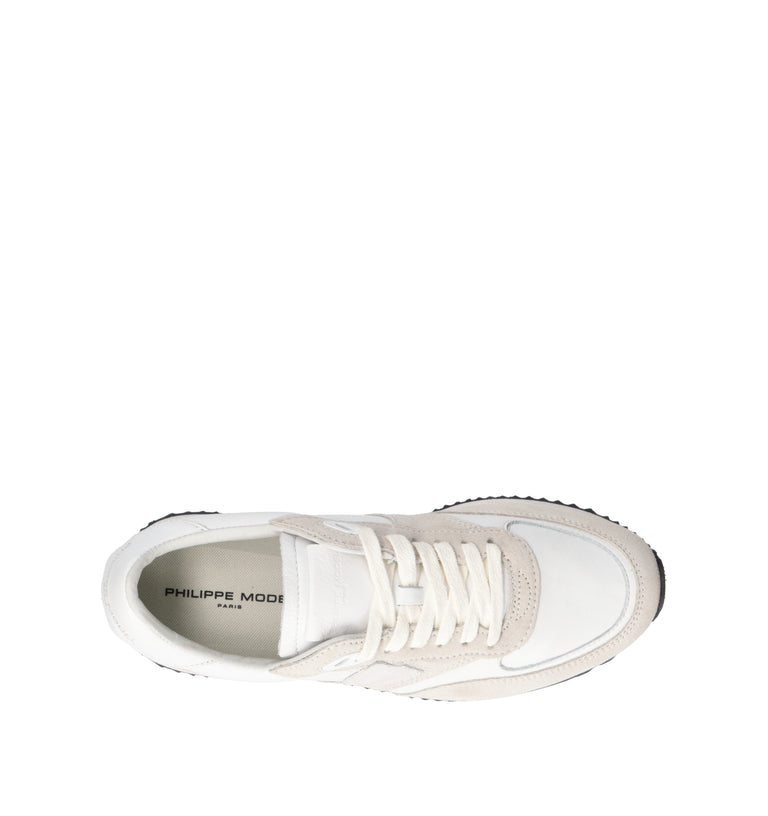 PHILIPPE MODEL Sneaker donna bianca in pelle