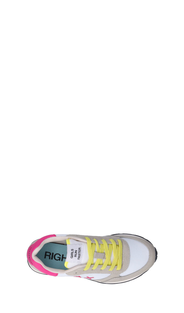 SUN68 Sneaker ragazza bianca/rosa