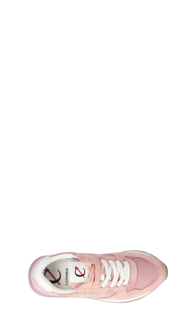 C-JEANS Sneaker donna rosa/bianca in suede