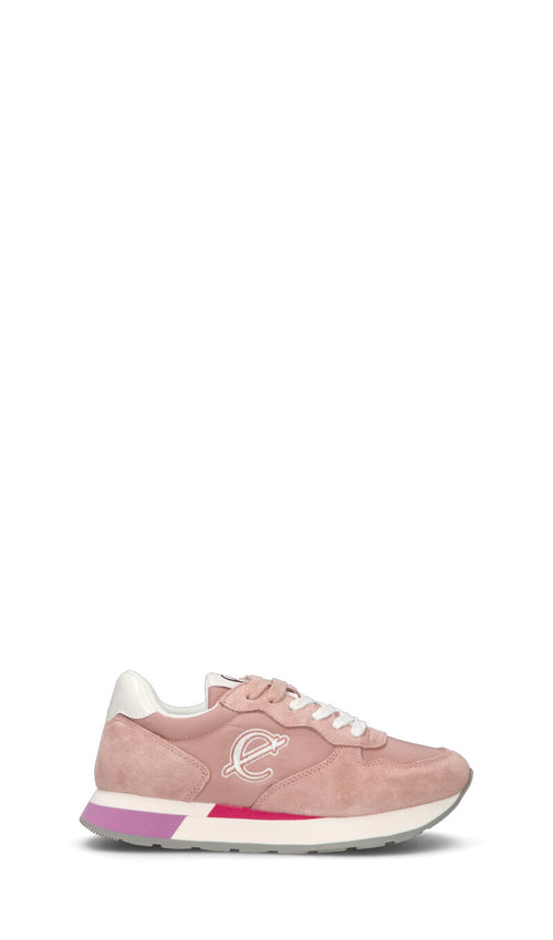 C-JEANS Sneaker donna rosa/bianca in suede