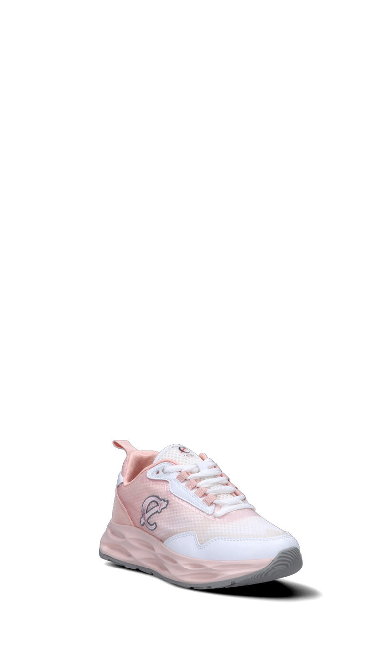 C-JEANS Sneaker donna rosa/bianca in pelle