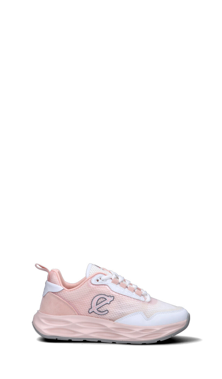 C-JEANS Sneaker donna rosa/bianca in pelle