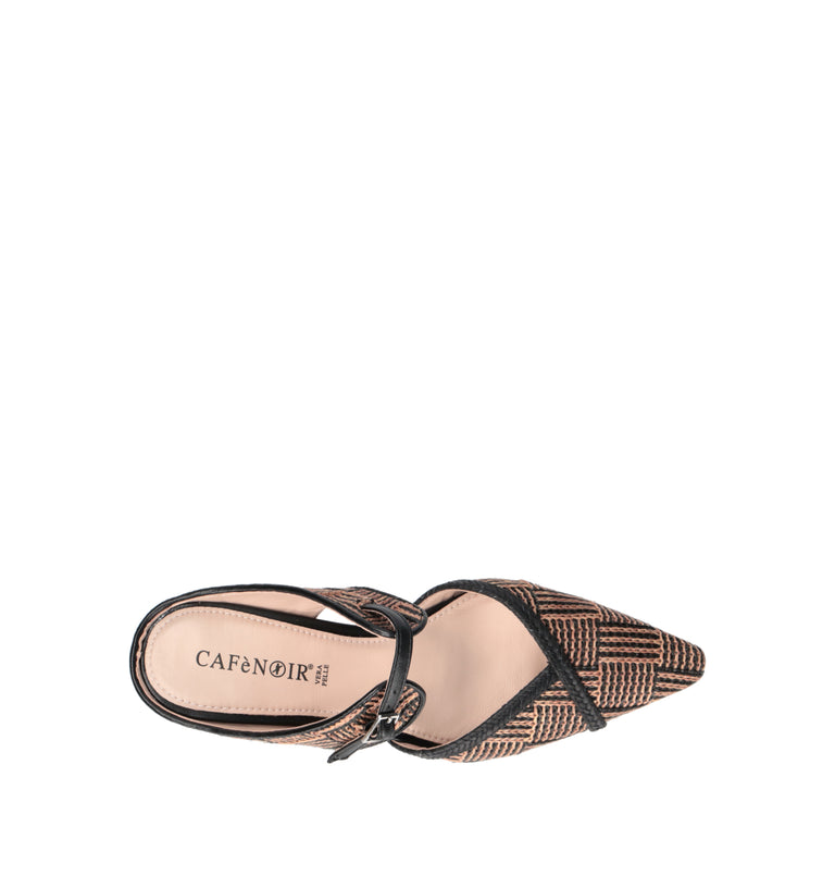 CAFéNOIR Sabot donna nero/beige