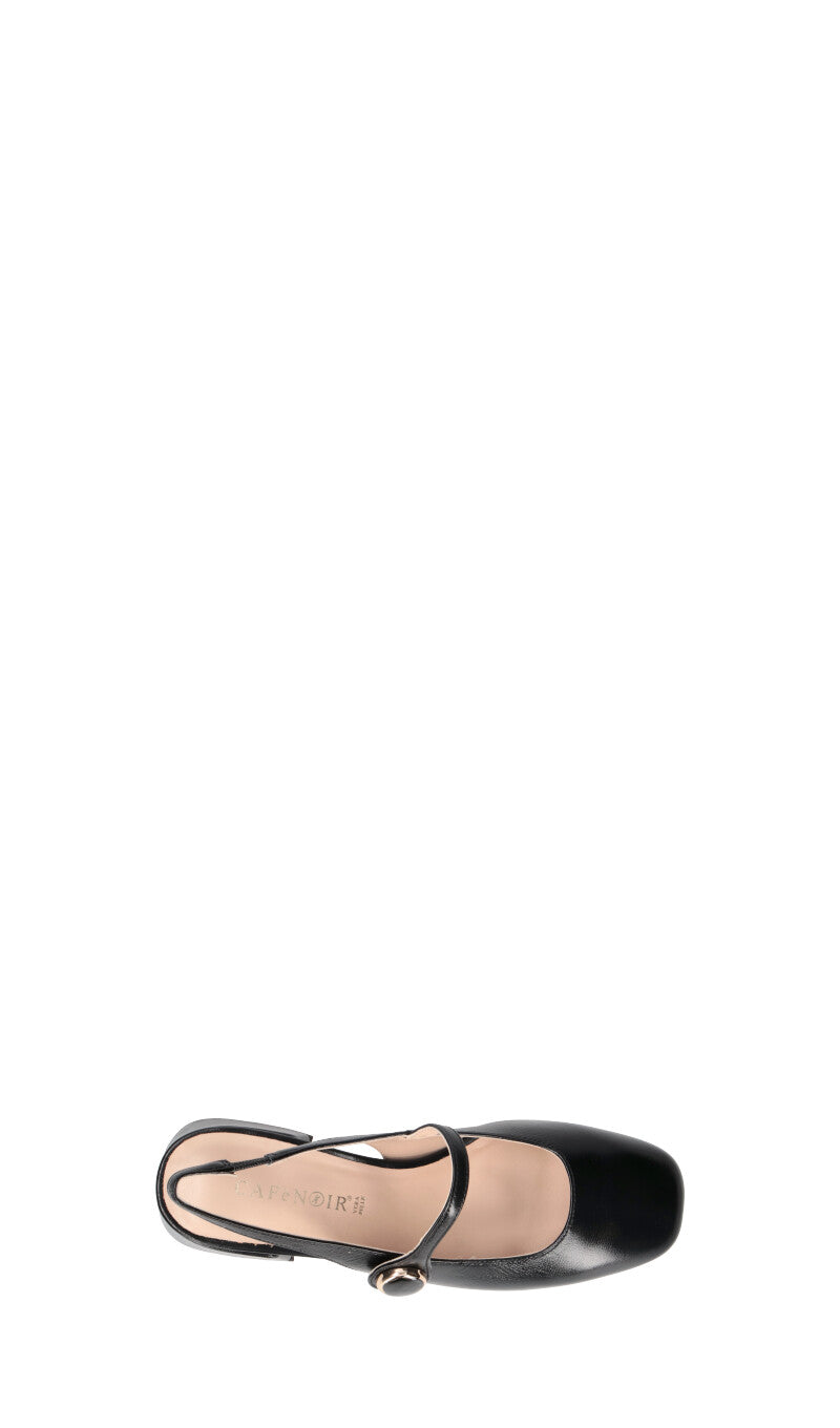CAFéNOIR Slingback dnna nera in pelle