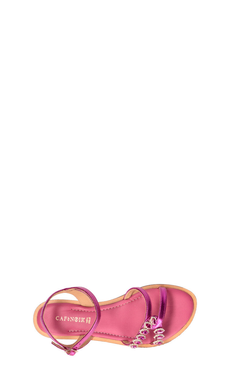 CAFéNOIR Sandalo donna fucsia in pelle