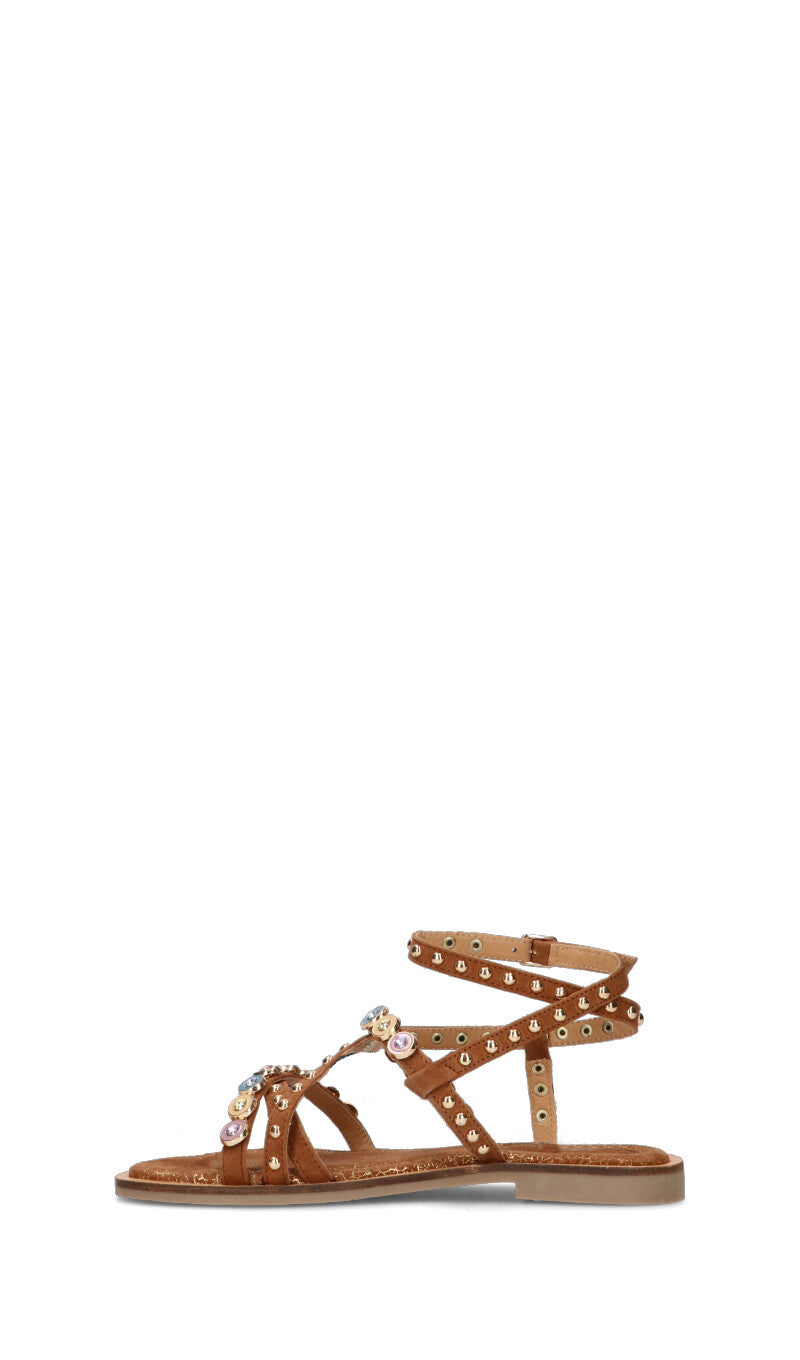 CAFéNOIR Sandalo donna cuoio in suede