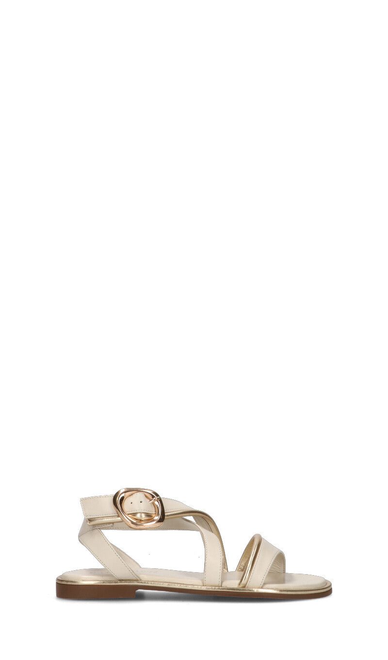 CAFéNOIR Sandalo donna bianco in pelle