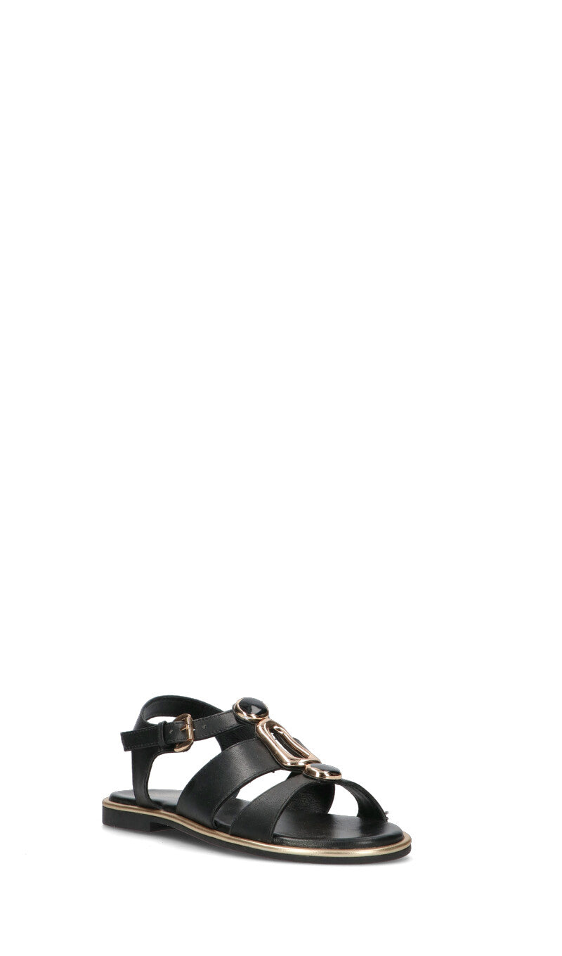 CAFéNOIR Sandalo donna nero in pelle