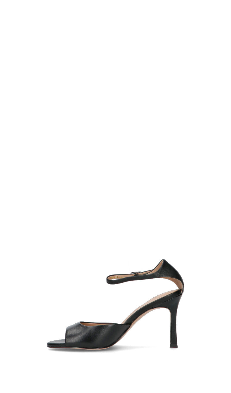 CAFéNOIR Sandalo donna nero in pelle