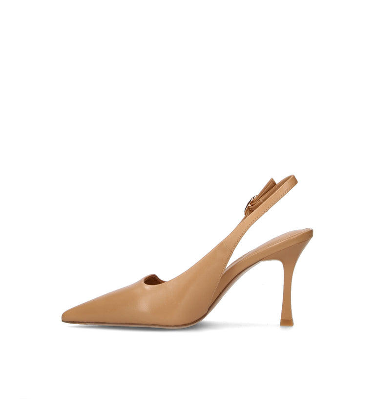 CAFéNOIR Slingback donna nude in pelle