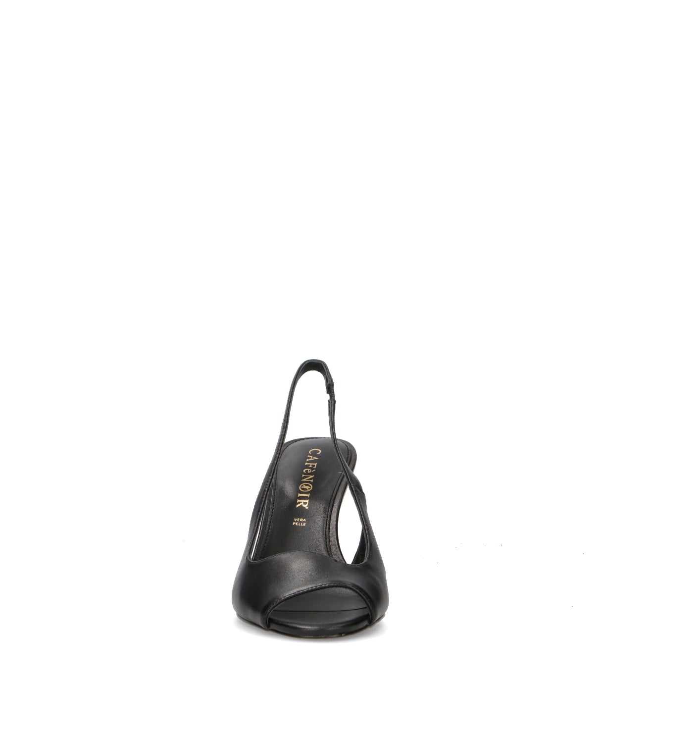 CAFéNOIR Sandalo donna nero in pelle