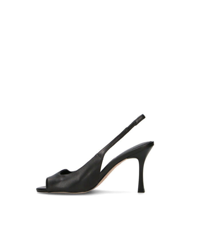 CAFéNOIR Sandalo donna nero in pelle