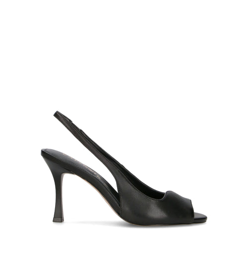 CAFéNOIR Sandalo donna nero in pelle