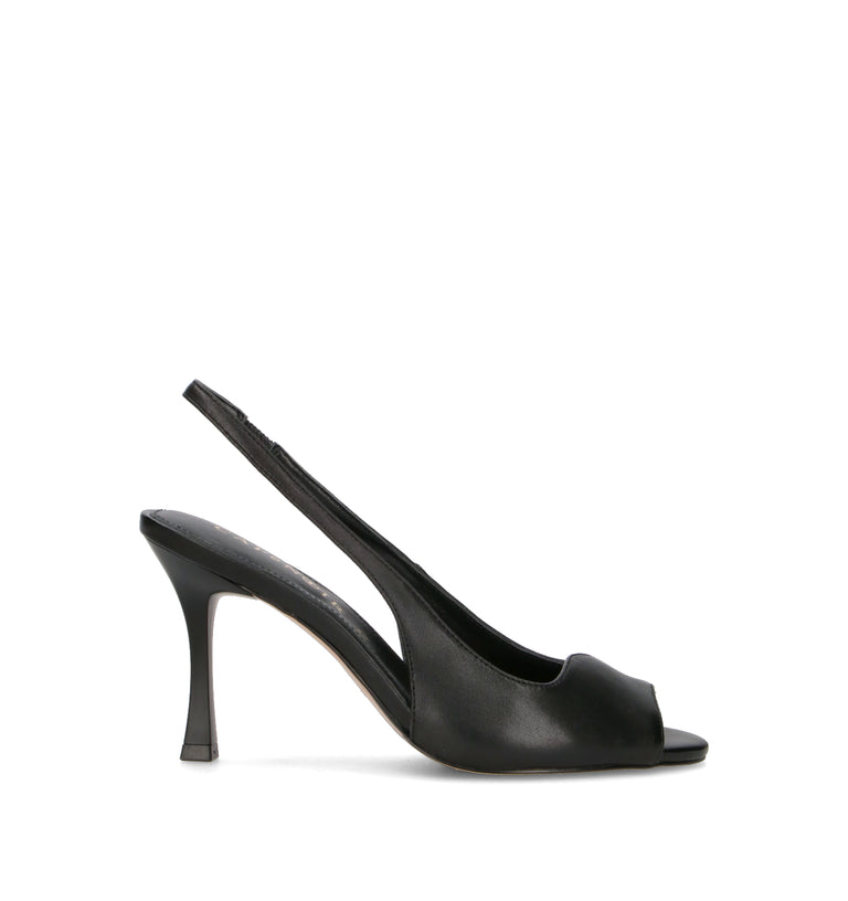 CAFéNOIR Sandalo donna nero in pelle