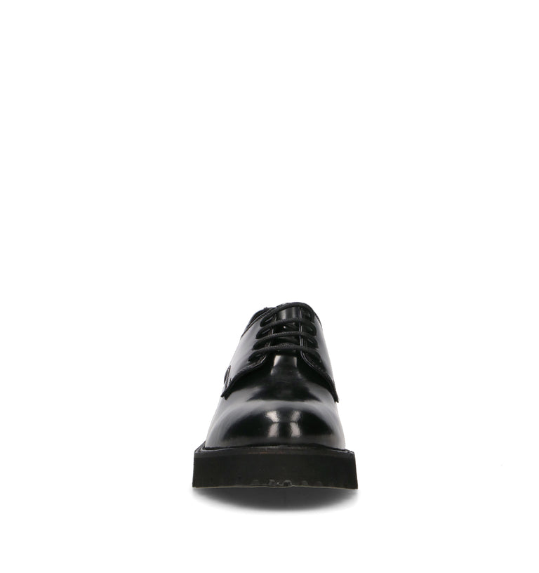 CAFéNOIR Stringata donna nera in pelle