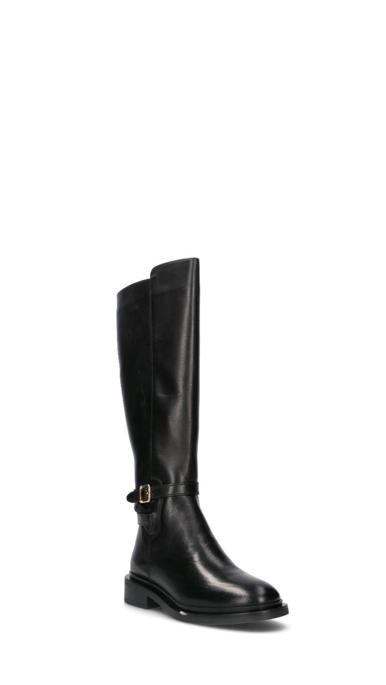 CAFéNOIR Stivale donna nero in pelle