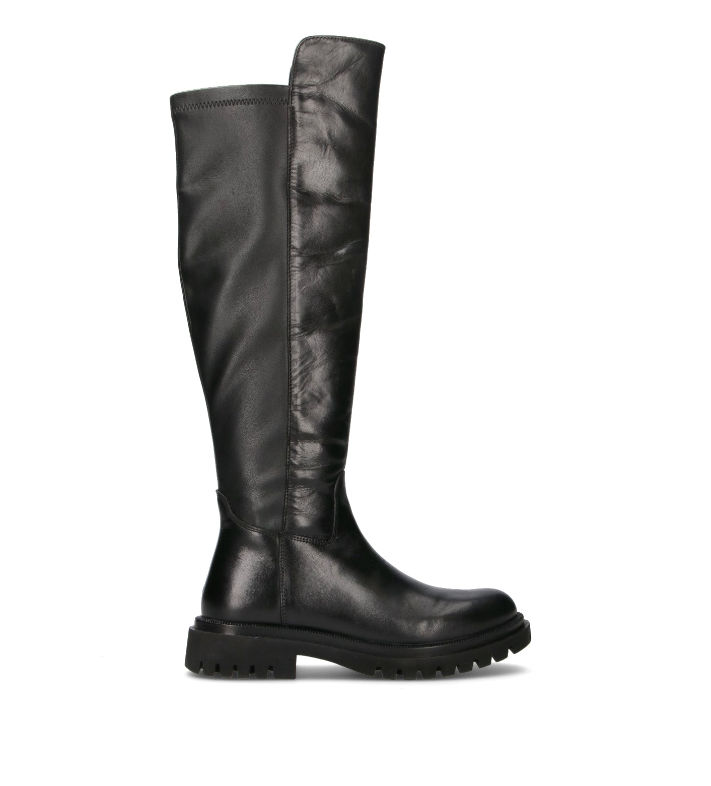 CAFéNOIR Stivale donna nero in pelle