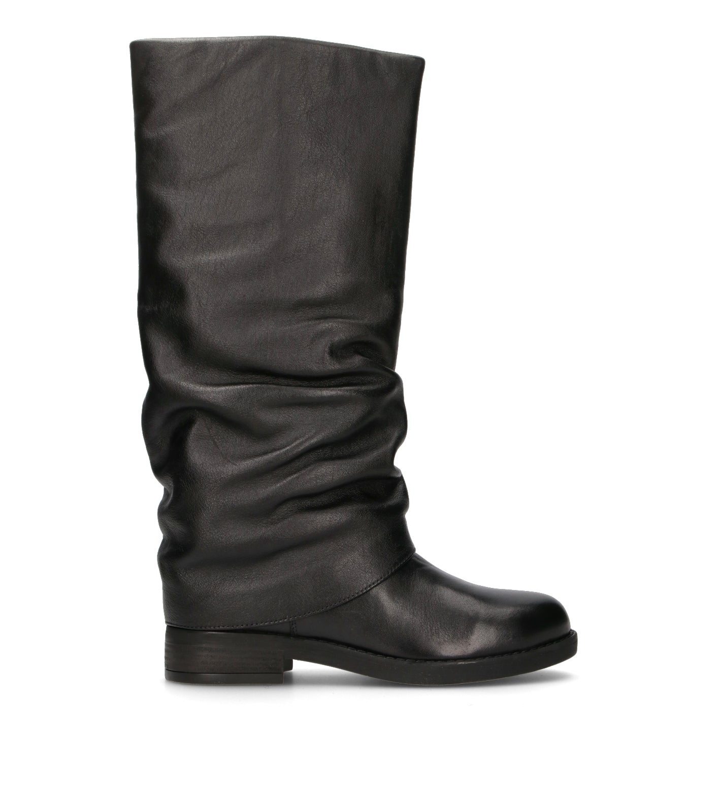 CAFéNOIR Stivale donna nero in pelle