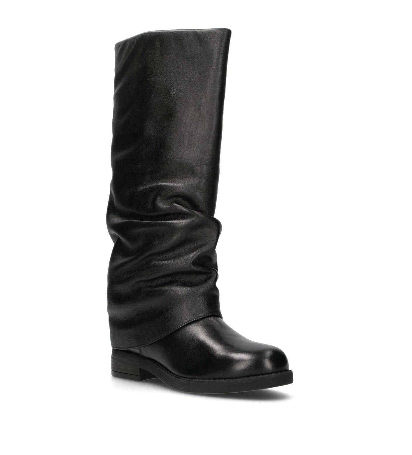 CAFéNOIR Stivale donna nero in pelle