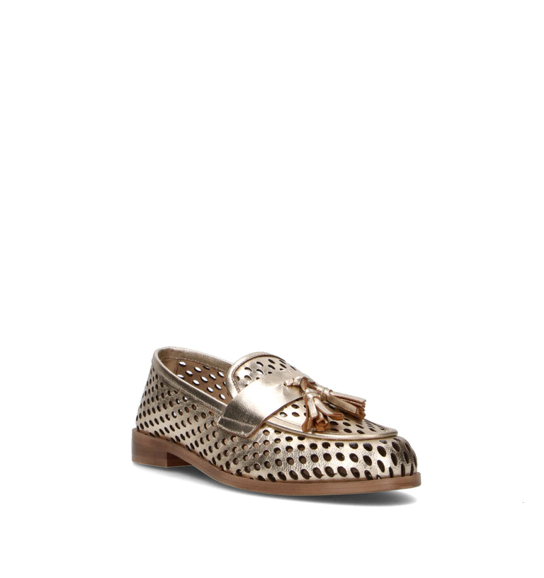 CAFéNOIR Mocassino donna oro in pelle