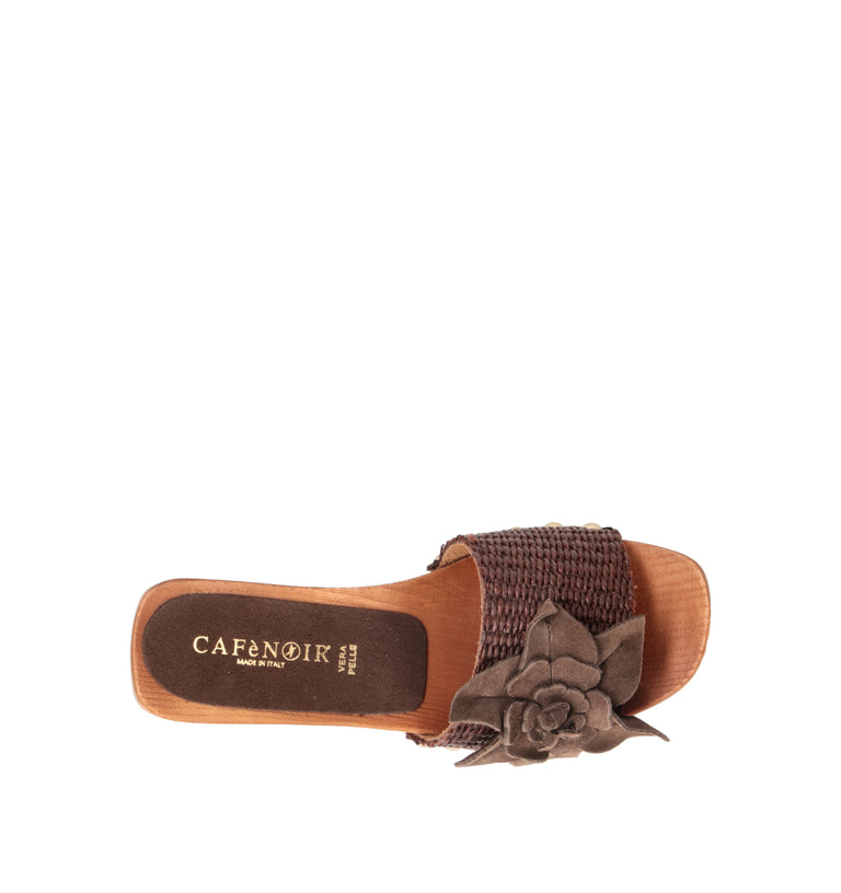 CAFéNOIR Zoccolo donna testa di moro