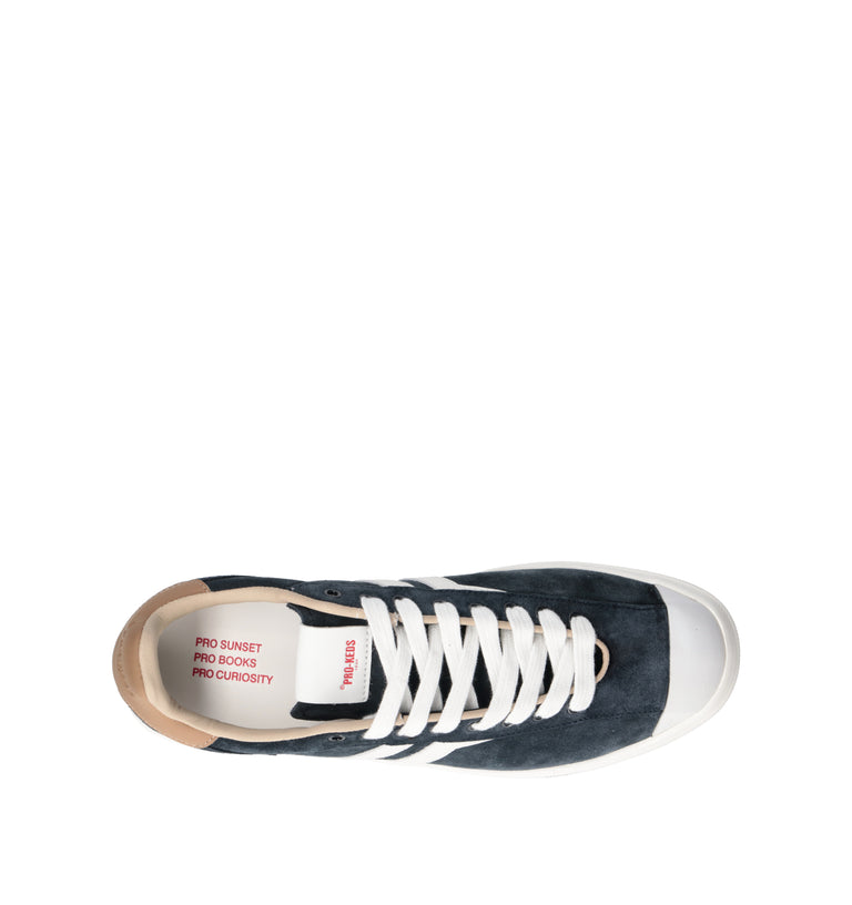PRO-KEDS Sneaker uomo blu in suede