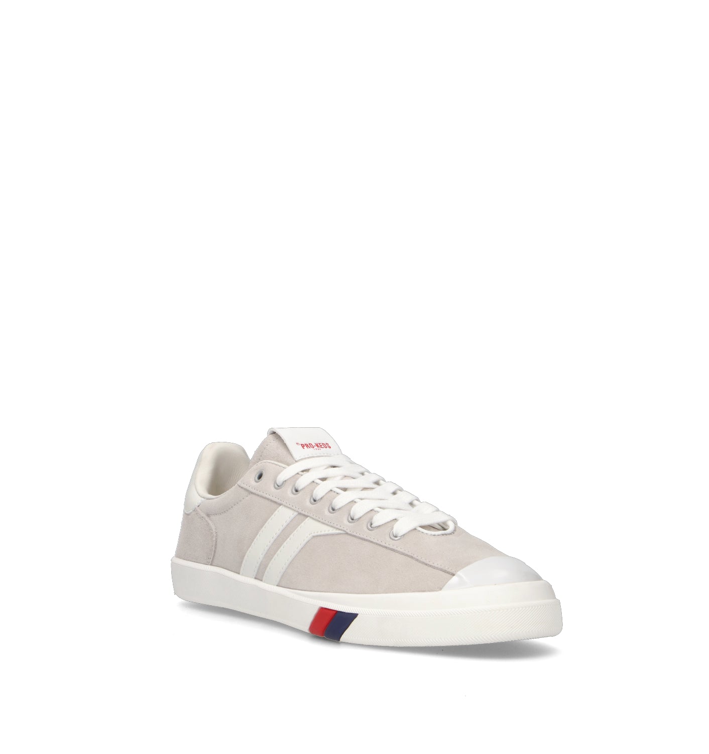 PRO-KEDS Sneaker uomo bianca in suede