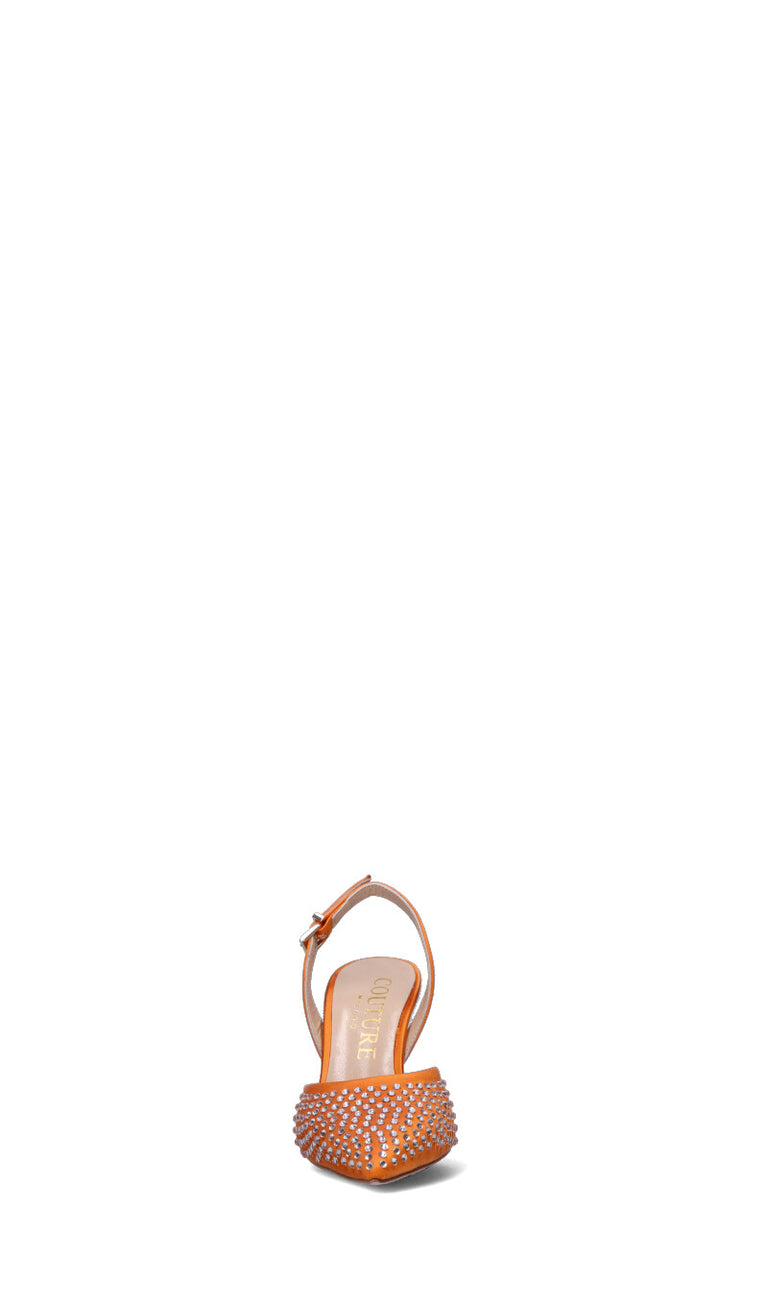 COUTURE Slingback donna arancio in pelle