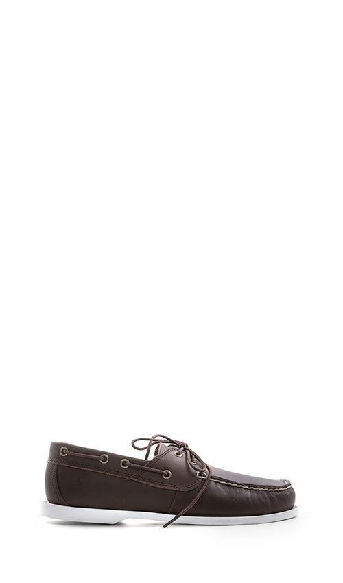 TIMBERLAND Scarpa barca uomo marrone in pelle