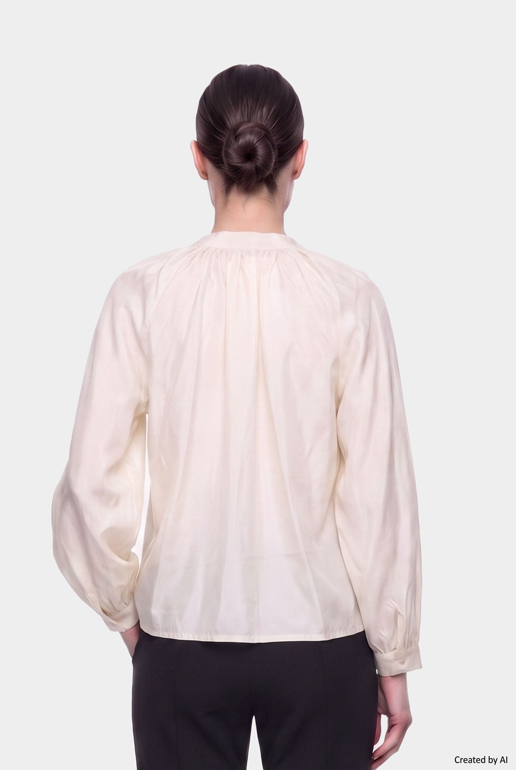 EASY PEASY Camicia donna burro