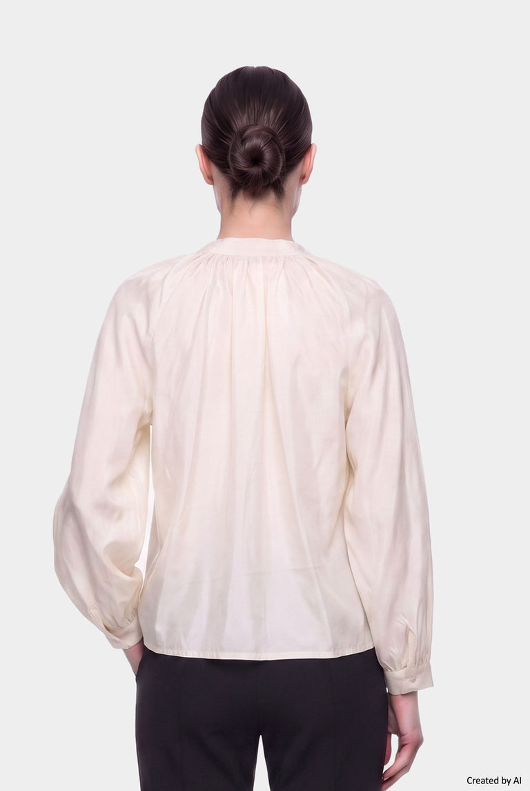 EASY PEASY Camicia donna burro