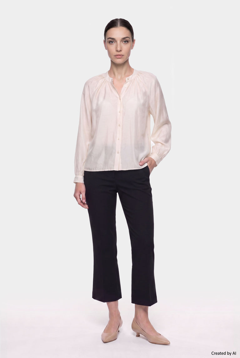 EASY PEASY Camicia donna burro