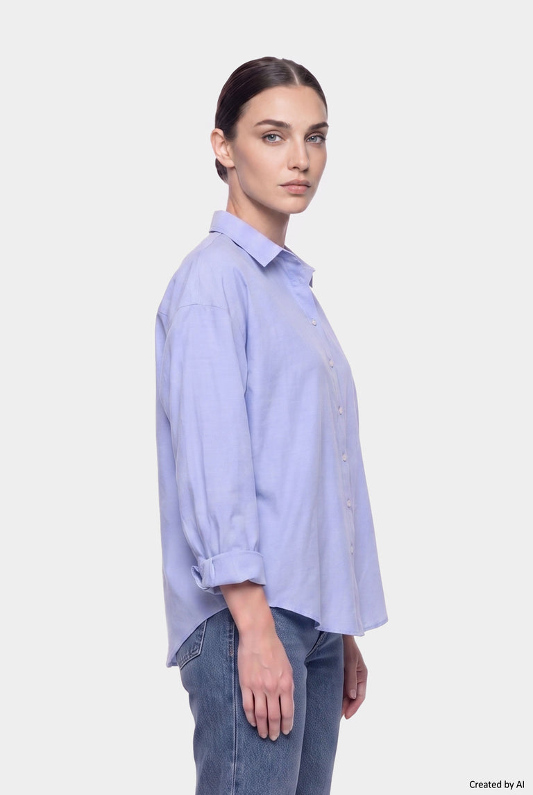 EASY PEASY Camicia donna sky