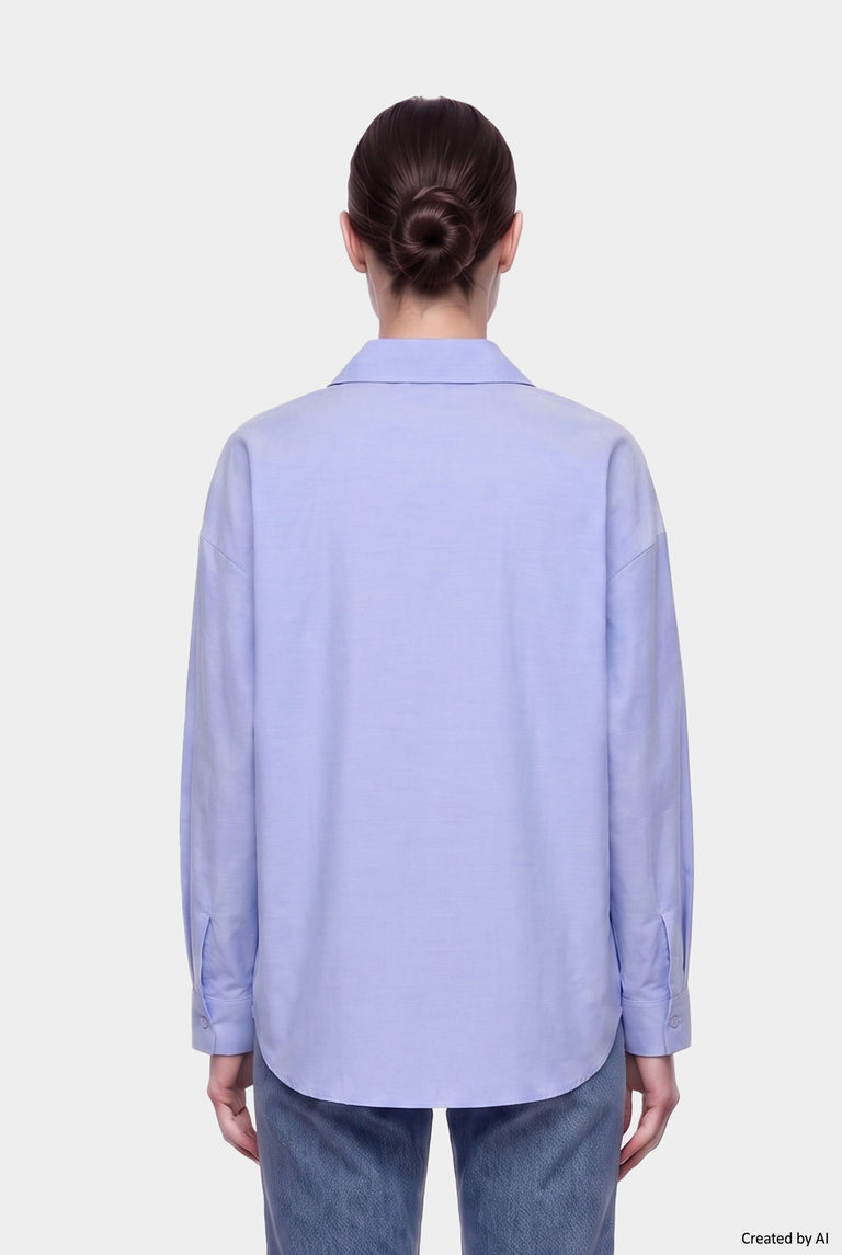 EASY PEASY Camicia donna sky