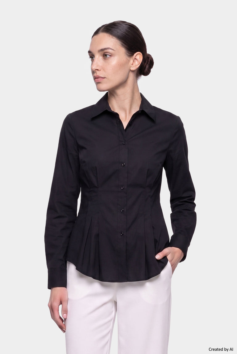 EASY PEASY Camicia donna nera