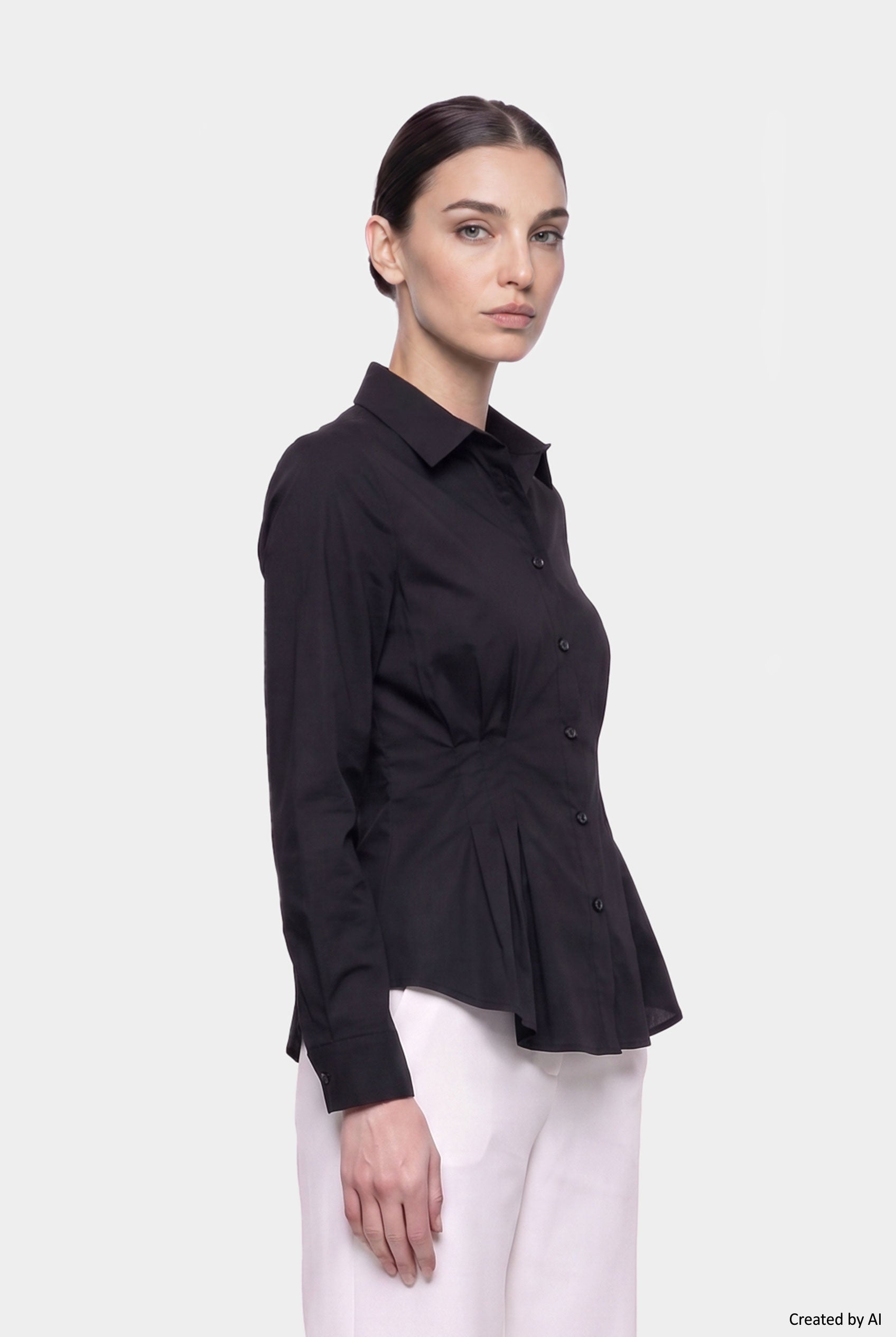 EASY PEASY Camicia donna nera