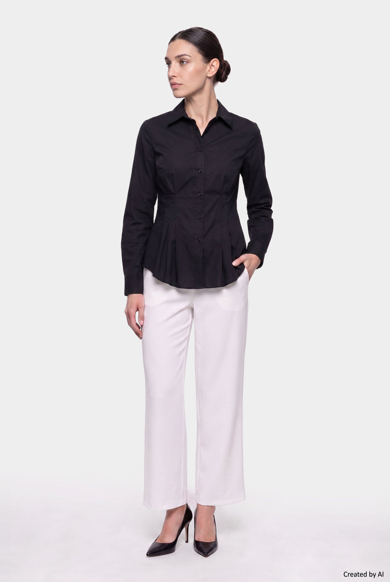EASY PEASY Camicia donna nera