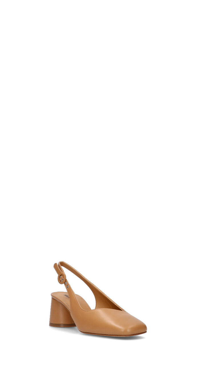 HALMANERA Slingback donna cuoio in pelle