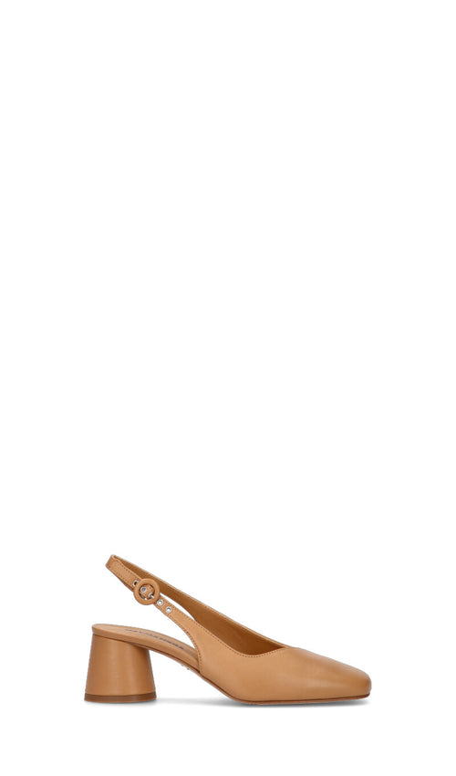 HALMANERA Slingback donna cuoio in pelle
