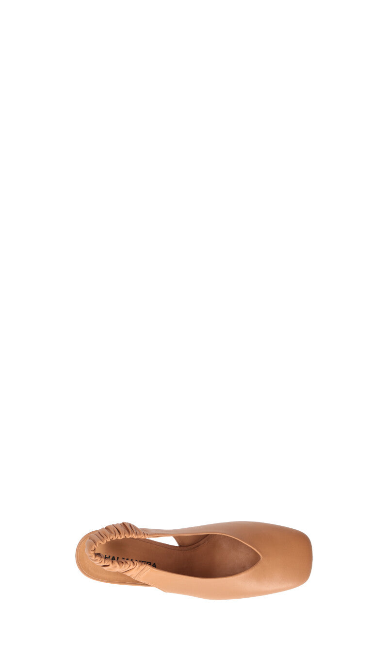 HALMANERA Slingback donna cuoio in pelle